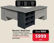 Warwick L-Shape Desk