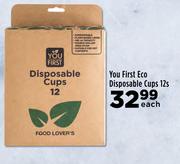 You First Eco Disposable Cups-12s Each