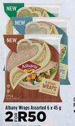 Albany Wraps Assorted-For 2 x 6 x 45g