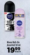 Nivea Roll On Assorted-50ml Each