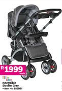 Little One Reversible Stroller Grey-Each