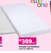 Little One Wooden Cot Mattress-Each