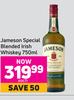 Jameson Special Blended Irish Whisky-750ml Each