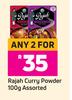 Rajah Curry Powder Assorted-For 2 x 100g
