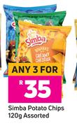 Simba Potato Chips Assorted-For 3 x 120g