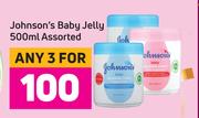 Johnson's Baby Jelly Assorted-For 3 x 500ml
