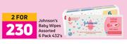 Johnson's Baby Wipes Assorted 6 Pack-For 2 x 432's