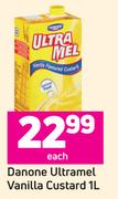 Danone Ultramel Vanilla Custard-1L Each