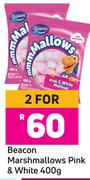 Beacon Marshmallow Pink & White-For 2 x 400g