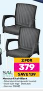 SAL Monaco Chair Black-For 2
