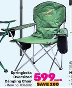 Springboks Oversized Camping Chair-Each