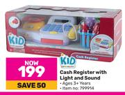 Kid Connection Cash Register With Light & Sound