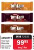 Arnotts Tim Tam Biscuits All Variants-For 2 x 165-200g