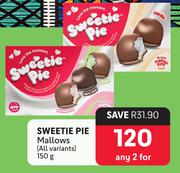 Sweetie Pie Mallows All Variants-For 2 x 150g