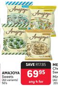 Amajoya Sweets All Variants-For 4 x 50's