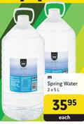 M Spring Water-2 x 5L Each