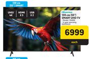 Hisense 139cm (55") Smart UHD TV 55A6N