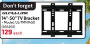 Ultra Link 14"-50" TV Bracket UL-TMN1450