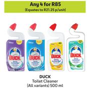 Duck Toilet Cleaner (All Variants)-For 4 x 500ml