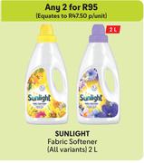 Sunlight Fabric Softener (All Variants)-For 2 x 2L