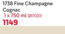 Remy Martin 1738 Fine Champagne Cognac-750ml