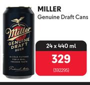 Miller Genuine Draft Cans-24 x 440ml