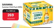 Savanna Summer Chill Pack NRBs-12 x 500ml