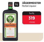 Jagermeister Herbal Liqueur-1 x 1L