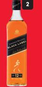Johnnie Walker Black Label Scotch Whisky-750ml