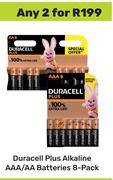Duracell Plus Alkaline AAA/AA Batteries (8-Pack)-For Any 2