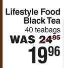 Lifestyle Food Black Tea-40 Teabags