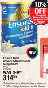 Ensure Gold Advanced Nutritional Supplement-850g