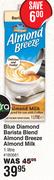 Blue Diamond Barista Blend Almond Breeze Almond Milk-1Ltr
