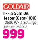 Goldair 11-Fin Slim Oil Heater Gsor-1100