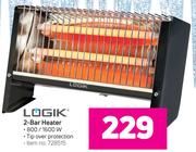 Logik 2-Bar Heater 728515