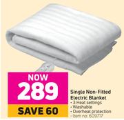 Single Non-Fitted Electric Blanket 609717
