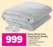 Queen Sherpa Fully Fitted Electric Blanket 755831