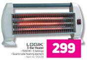Logik 3-Bar Heater 510438
