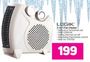 Logik 2-In-1 Fan Heater 576700