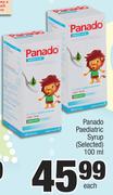Panado Paediatric Syrup (Selected)-100ml Each