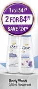 Dove Body Wash Assorted-225ml