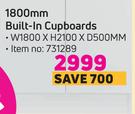 Ucan 1800mm Built In Cupboards