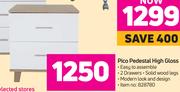 HK Pico Pedestal High Gloss
