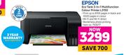 Epson Eco Tank 3 In 1 Multifunction Colour Printer L3150
