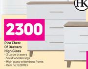 HK Pico Chest Of Drawers High Gloss