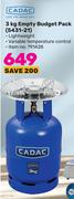 Cadac 3Kg Empty Budget Pack 5431-21