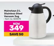 Mainstays 2L Stainless Steel Vacuum Jug