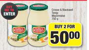 Crosse & Blackwell Tangy Mayonnaise-For 2 x 750g