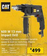CAT 600W 13mm Impact Drill 850006955