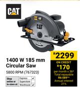 CAT 1400W 185mm Circular Saw  5800RPM 767323